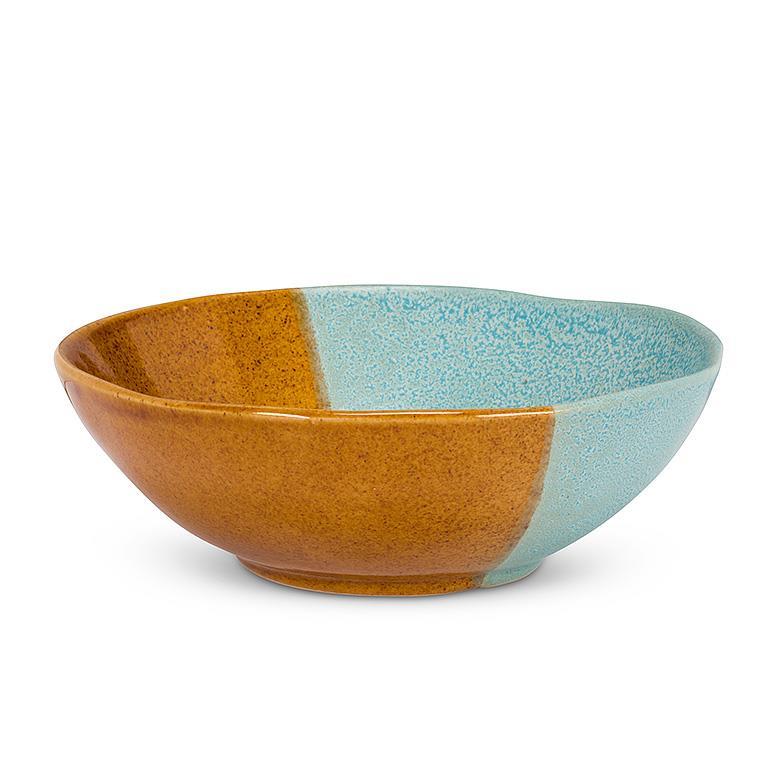 Tri-Colour Blue Bowl